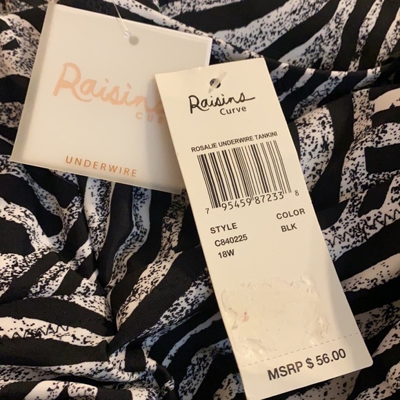 RAISINS Curve Rosalie Underwire Tankini Swim Top - Picture 6 of 7